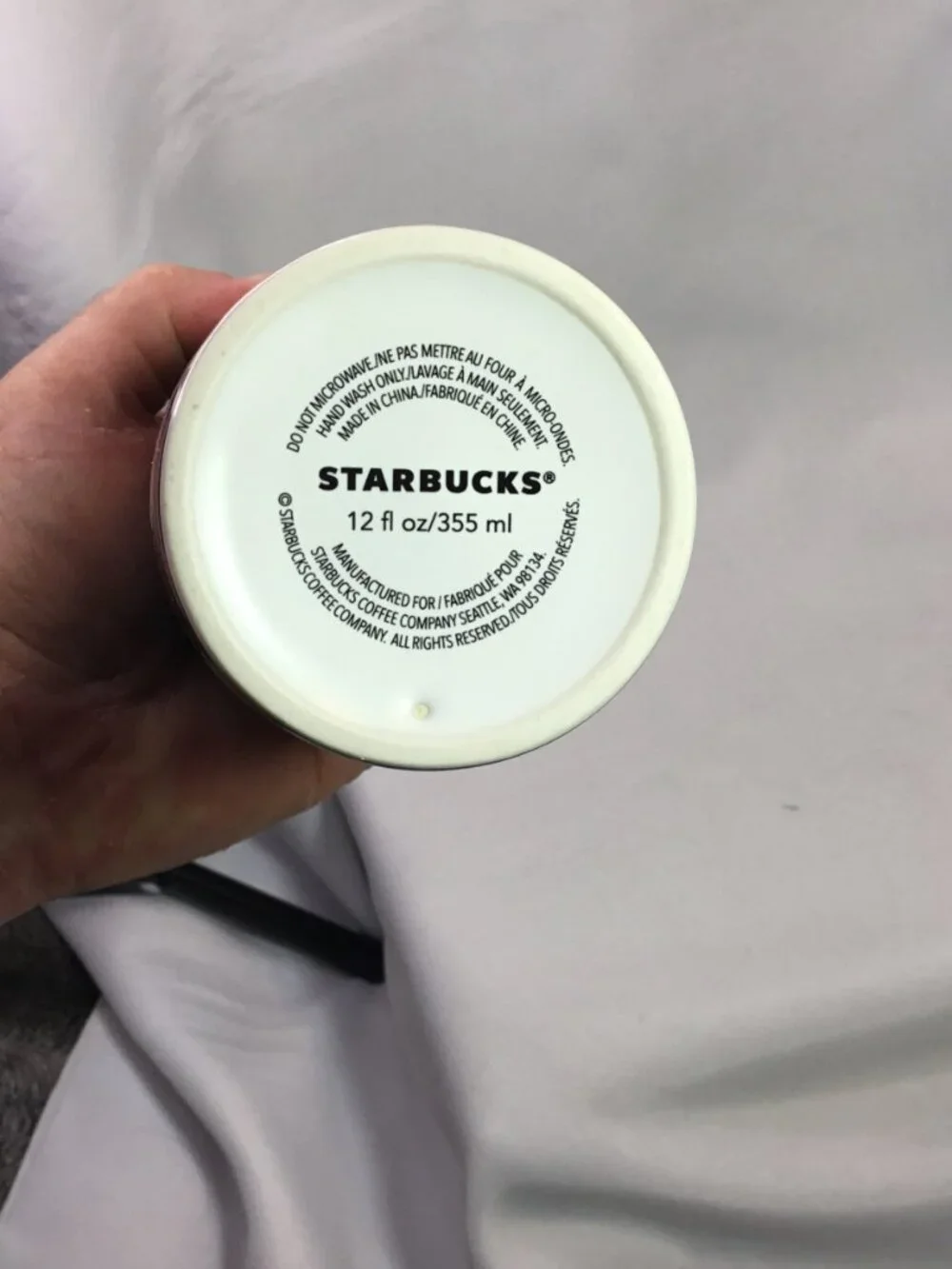 2018 Starbucks Sumatra Collection White Tiger Travel Tumbler w/Lid Mug Cup 12oz